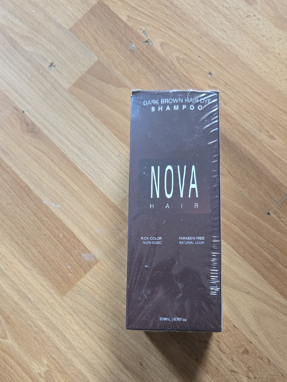 NOVA Hair Dark Brown Hair Dye Shampoo - Rich Natural Color